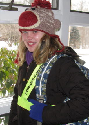 Charlotte on Safety Patrol