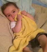 Wooly App easy baby blanket pattern